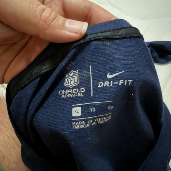 NFL Green Bay Packers Navy Long Sleeve Shirt - Picture 2 of 3